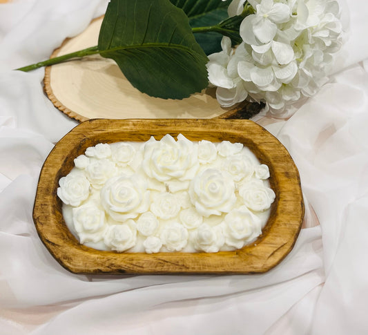 Farmhouse Floral candles